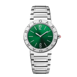  Shop Authentic Bvlgari Bvlgari Bvlgari Lady Green Dial Silver Steel Strap Watch for Women - BVLGARI103693 - Luxxuri