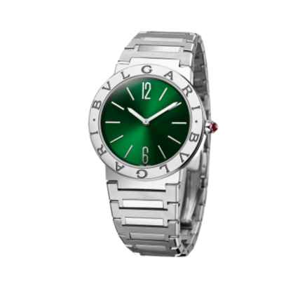  Shop Authentic Bvlgari Bvlgari Bvlgari Lady Green Dial Silver Steel Strap Watch for Women - BVLGARI103693 - Luxxuri