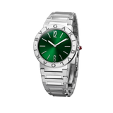  Shop Authentic Bvlgari Bvlgari Bvlgari Lady Green Dial Silver Steel Strap Watch for Women - BVLGARI103693 - Luxxuri