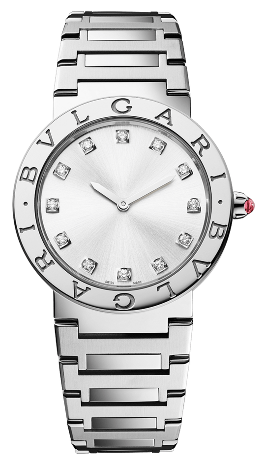  Shop Authentic Bvlgari Bvlgari Bvlgari Lady Diamonds Silver Dial Silver Steel Strap Watch for Women - BVLGARI103696 - Luxxuri