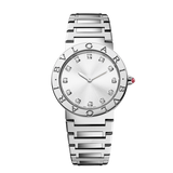 Shop Authentic Bvlgari Bvlgari Bvlgari Lady Diamonds Silver Dial Silver Steel Strap Watch for Women - BVLGARI103696 - Luxxuri