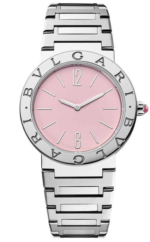  Shop Authentic Bvlgari Bvlgari Bvlgari Quartz Pink Dial Silver Steel Strap Watch for Women - BVLGARI103711 - Luxxuri