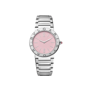  Shop Authentic Bvlgari Bvlgari Bvlgari Quartz Pink Dial Silver Steel Strap Watch for Women - BVLGARI103711 - Luxxuri