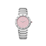  Shop Authentic Bvlgari Bvlgari Bvlgari Quartz Pink Dial Silver Steel Strap Watch for Women - BVLGARI103711 - Luxxuri