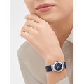  Shop Authentic Bvlgari Lvcea Intarsio Aventurine Diamonds Blue Dial Blue Leather Strap Watch for Women - LVCEA103617 - Luxxuri
