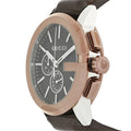  Shop Authentic Gucci G Chrono Black Dial Brown Leather Strap Watch For Men - YA101202 - Luxxuri