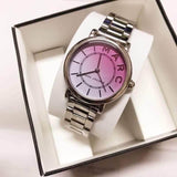  Shop Authentic Marc Jacobs Roxy Pink Dial Silver Steel Strap Watch for Women - MJ3554 - Luxxuri