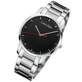  Shop Authentic Calvin Klein City Black Dial Silver Steel Strap Watch for Men - K2G2G141 - Luxxuri