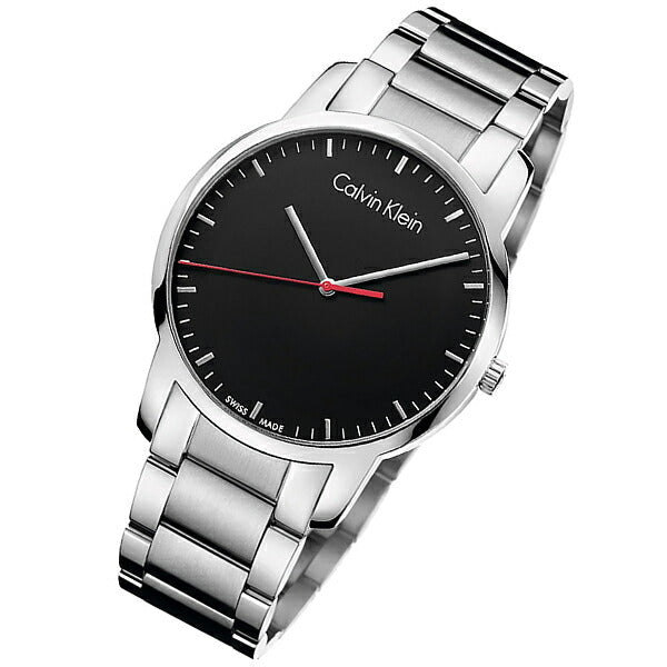  Shop Authentic Calvin Klein City Black Dial Silver Steel Strap Watch for Men - K2G2G141 - Luxxuri