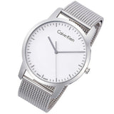  Shop Authentic Calvin Klein City Chronograph White Dial Silver Mesh Bracelet Watch for Men - K2G2G126 - Luxxuri