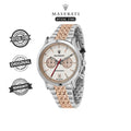  Shop Authentic Maserati Legend Chronograph 42mm Ivory Dial Stainless Steel Watch For Men - R8873638002 - Luxxuri