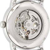  Shop Authentic Emporio Armani Luigi Silver Skeleton Dial Black Leather Strap Watch For Men - AR1981 - Luxxuri