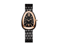  Shop Authentic Bvlgari Serpenti Seduttori Black Dial Black Steel Strap Watch for Women - SERPENTI103704 - Luxxuri