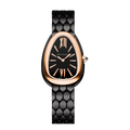  Shop Authentic Bvlgari Serpenti Seduttori Black Dial Black Steel Strap Watch for Women - SERPENTI103704 - Luxxuri