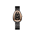  Shop Authentic Bvlgari Serpenti Seduttori Black Dial Black Steel Strap Watch for Women - SERPENTI103704 - Luxxuri