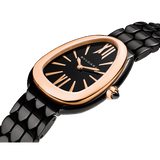  Shop Authentic Bvlgari Serpenti Seduttori Black Dial Black Steel Strap Watch for Women - SERPENTI103704 - Luxxuri