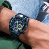  Shop Authentic Guess Axle Multifunction Navy Blue Dial Blue Steel Strap Watch For Men - GW0488G4 - Luxxuri