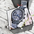  Shop Authentic Michael Kors Lexington Chronograph Blue Dial Blue Steel Strap Watch for Men - MK8480 - Luxxuri