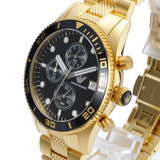 Shop Authentic Emporio Armani Chronograph Black Dial Gold Steel Strap Watch For Men - AR5857 - Luxxuri