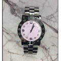  Shop Authentic Marc Jacobs Amy Life Pink Dial Silver Steel Strap Watch for Women - MBM3300 - Luxxuri
