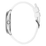 Shop Authentic Guess G Twist Quartz White Dial White Silicone Strap Watch For Women - W0911L1 - Luxxuri