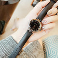  Shop Authentic Gucci Diamantissima Diamonds Black Dial Black Leather Strap Watch For Women - YA141403 - Luxxuri