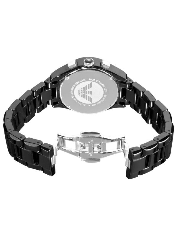  Shop Authentic Emporio Armani Valente Chronograph Black Dial Black Ceramic Strap Watch For Men - AR1400 - Luxxuri