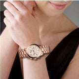  Shop Authentic Michael Kors Runway Rose Gold Dial Rose Gold Steel Strap Watch for Women - MK5128 - Luxxuri