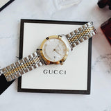  Shop Authentic Gucci G Timeless Silver Dial Two Tone Steel Strap Watch For Men - YA126409 - Luxxuri