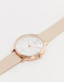  Shop Authentic Emporio Armani Kappa Rose Gold & White Dial Beige Nude Leather Strap Watch For Women - AR2510 - Luxxuri