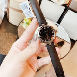  Shop Authentic Gucci Diamantissima Diamonds Black Dial Black Leather Strap Watch For Women - YA141403 - Luxxuri