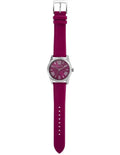  Shop Authentic Michael Kors Lexington Quartz Fuchsia Dial Fuchsia Leather Strap Watch For Women - MK4749 - Luxxuri