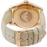  Shop Authentic Emporio Armani Valente Analog Beige Dial Beige Leather Strap Watch For Men - AR1667 - Luxxuri