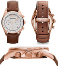  Shop Authentic Emporio Armani Sportivo Chronograph White Dial Brown Leather Strap Watch For Men - AR5996 - Luxxuri