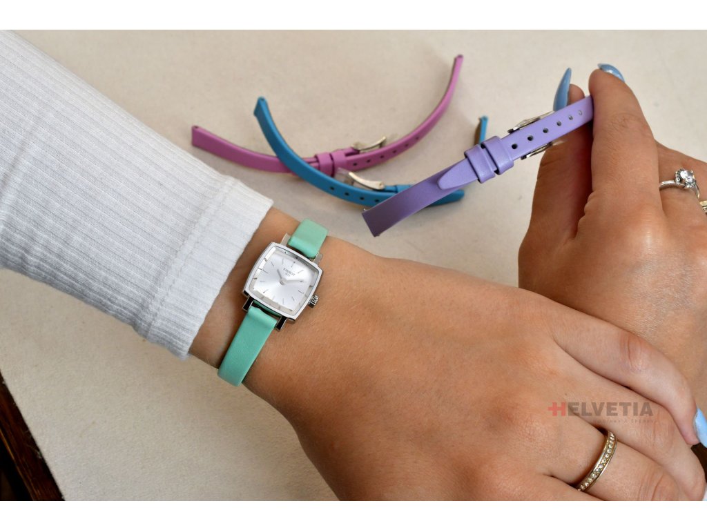  Shop Authentic Tissot T Lady Lovely Square Silver Dial Light Green Leather Strap Watch for Women - T058.109.16.031.01 - Luxxuri