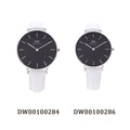  Shop Authentic Daniel Wellington Classic Petite Bondi Black Dial White Leather Strap Watch for Women - DW00100286 - Luxxuri