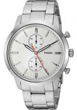 Shop Authentic Fossil Townsman White Dial Silver Steel Strap Watch for Men - FS5346 - Luxxuri