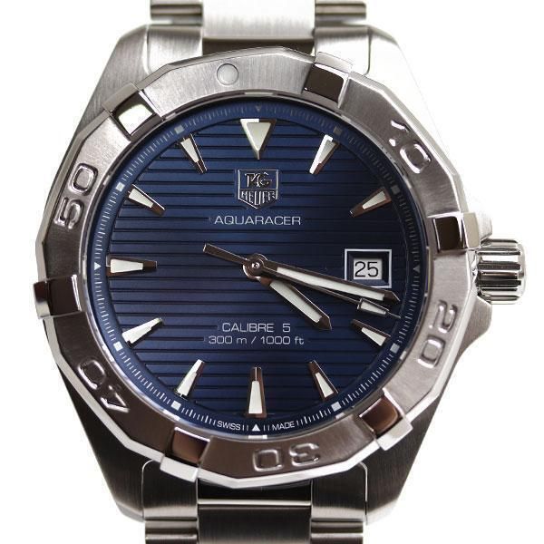  Shop Authentic Tag Heuer Aquaracer Automatic Blue Dial Silver Steel Strap Watch for Men - WAY2112.BA0928 - Luxxuri
