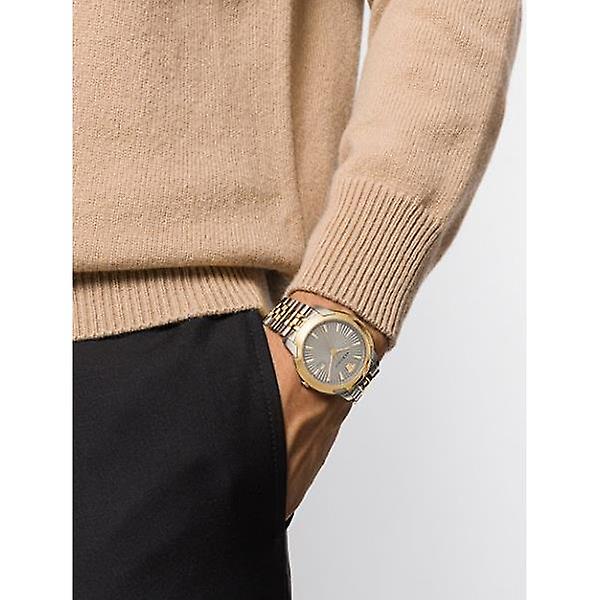  Shop Authentic Versace V-Urban Quartz Silver Dial Two Tone Steel Strap Watch for Men - VELQ00519 - Luxxuri