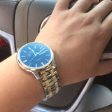  Shop Authentic Tissot Automatics III Day Date Black Dial Two Tone Steel Strap Watch For Men - T065.430.22.051.00 - Luxxuri