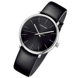  Shop Authentic Calvin Klein High Noon Quartz Black Dial Black Leather Strap Watch for Men - K8M211C1 - Luxxuri