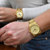  Shop Authentic Tissot PRX Champagne Yellow Gold Dial Gold Steel Strap Watch for Men - T137.410.33.021.00 - Luxxuri