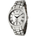  Shop Authentic Emporio Armani Classic Quartz Silver Dial Silver Steel Strap Watch For Men - AR0647 - Luxxuri