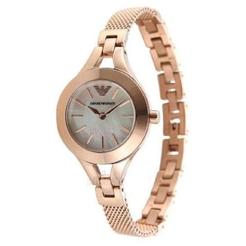  Shop Authentic Emporio Armani Chiara Analog White Dial Rose Gold Steel Strap Watch For Women - AR7329 - Luxxuri