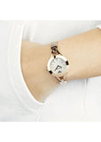  Shop Authentic Emporio Armani Chiara Analog White Dial Rose Gold Steel Strap Watch For Women - AR7329 - Luxxuri