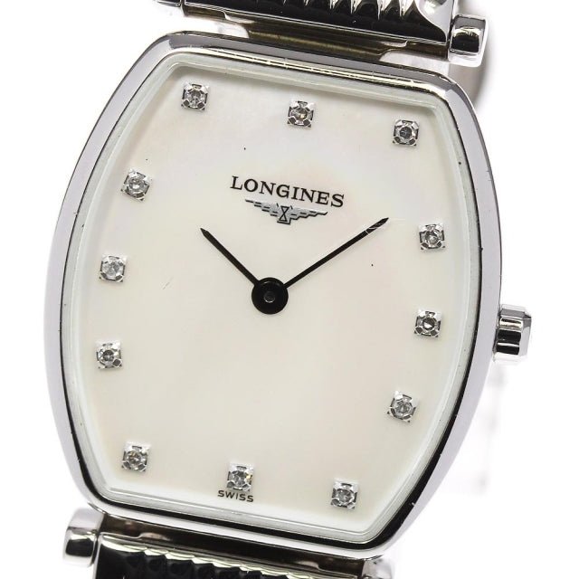  Shop Authentic Longines La Grande Classique de Longines Tonneau White Dial Silver Steel Strap Watch for Women - L4.205.4.87.6 - Luxxuri