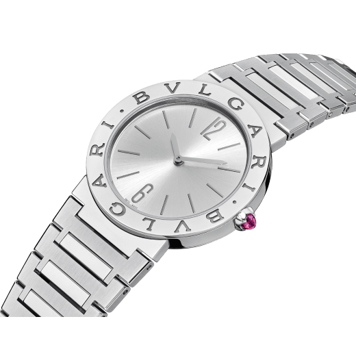  Shop Authentic Bvlgari Bvlgari Lady Silver Dial Silver Steel Strap Watch for Women - BVLGARI103575 - Luxxuri
