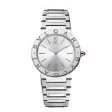  Shop Authentic Bvlgari Bvlgari Lady Silver Dial Silver Steel Strap Watch for Women - BVLGARI103575 - Luxxuri