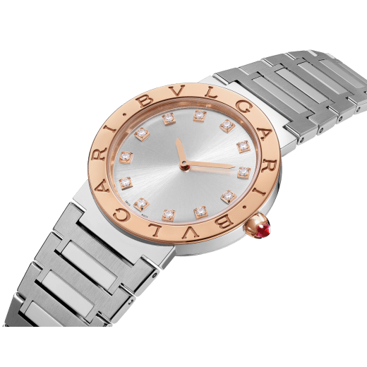  Shop Authentic Bvlgari Bvlgari Bvlgari Lady Diamonds Silver Dial Silver Steel Strap Watch for Women - BVLGARI103577 - Luxxuri