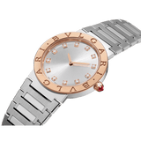  Shop Authentic Bvlgari Bvlgari Bvlgari Lady Diamonds Silver Dial Silver Steel Strap Watch for Women - BVLGARI103577 - Luxxuri